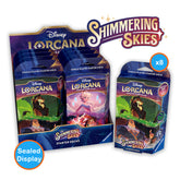 Disney Lorcana: Shimmering Skies - Starter Deck: Sealed Display (8 Decks)
