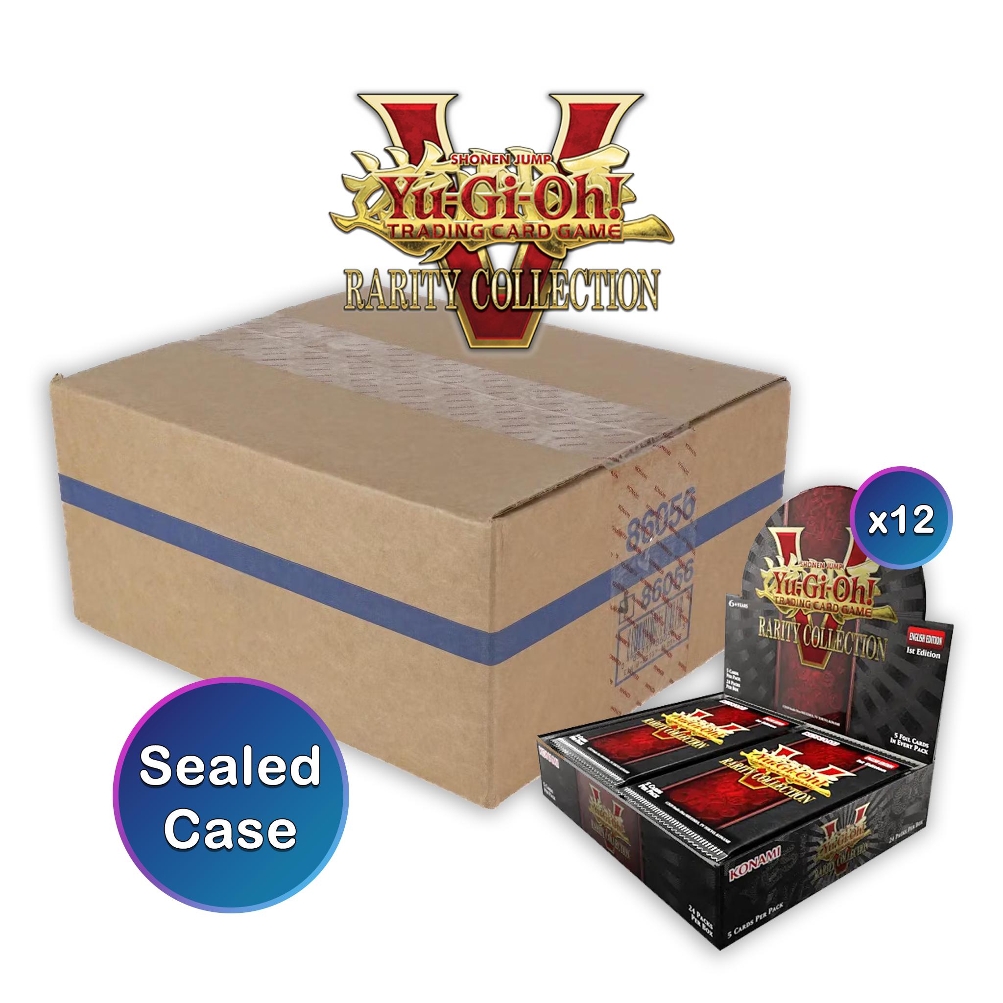 Yu-Gi-Oh! TCG: Rarity Collection V - Booster Case (12 Booster Boxes) Romulus Games Yu-Gi-Oh! TCG: Rarity Collection V - Booster Case (12 Booster Boxes) Romulus Games
