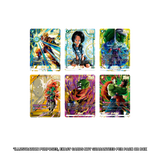 Dragon Ball Fusion World FB10 green and yellow SR Alt-Art cards