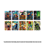 Dragon Ball Fusion World FB10 Leader Alt-Art cards, front and reverse