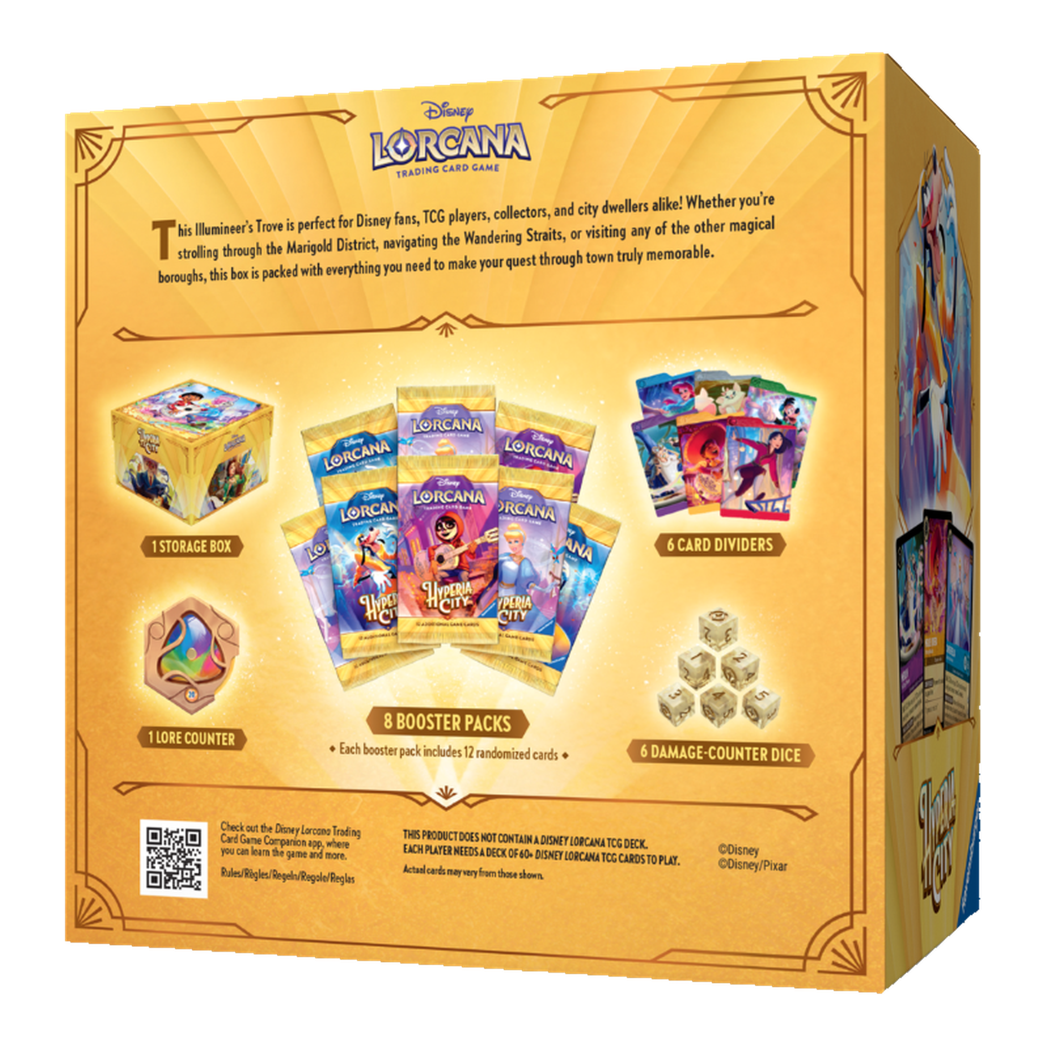 Disney Lorcana Hyperia City English trove back