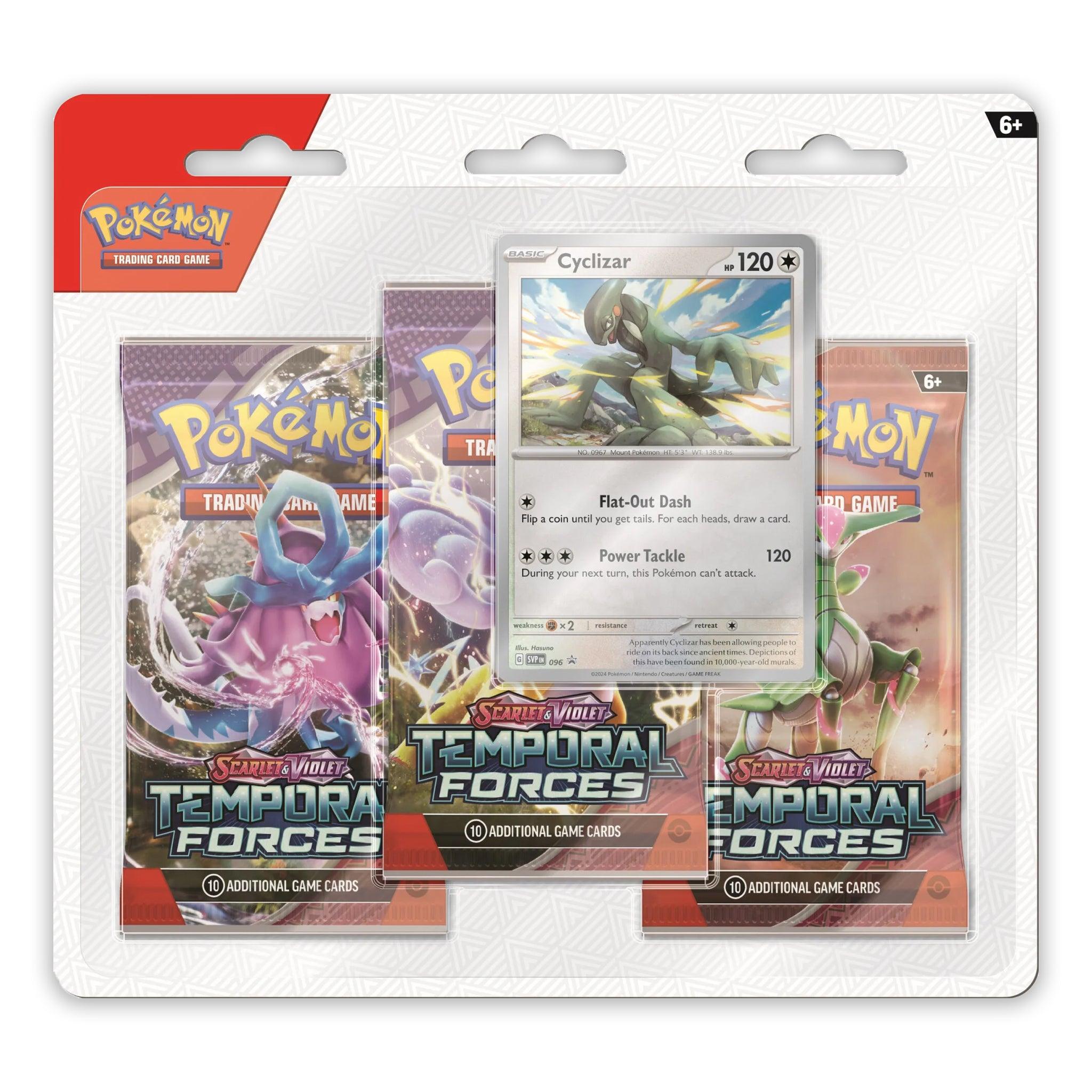 Pokemon - Scarlet & Violet Temporal Forces - 3 Pack Blister: Set of 2 - Romulus Games