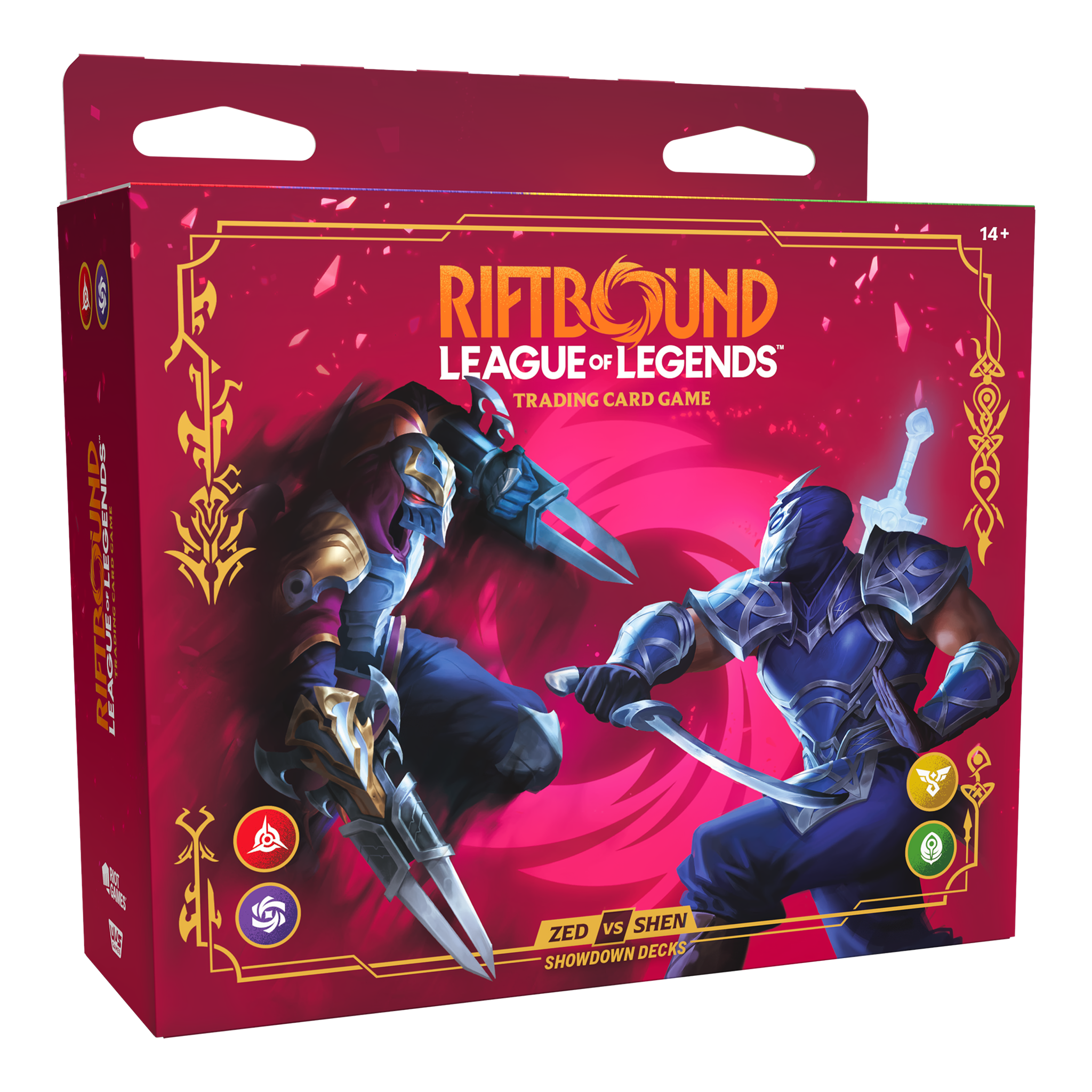 Riftbound Vendetta Showdown Decks Zed vs Shen left angle