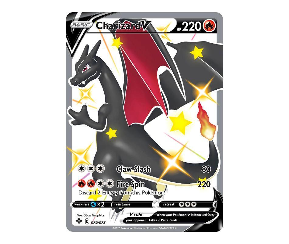 Pokemon TCG: Charizard V 079/073 - Champion's Path Romulus Games Pokemon TCG: Charizard V 079/073 - Champion's Path Romulus Games