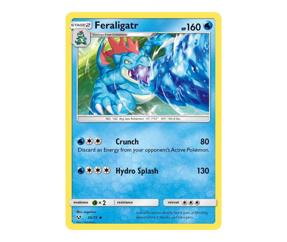 Pokemon TCG: Feraligatr 20/73 - Shining Legends Romulus Games Pokemon TCG: Feraligatr 20/73 - Shining Legends Romulus Games