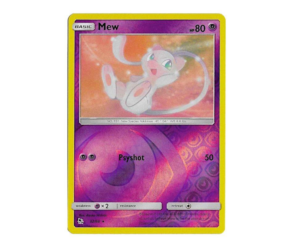 Pokemon TCG: Mew 32/68 (Reverse Holo) - Hidden Fates Romulus Games Pokemon TCG: Mew 32/68 (Reverse Holo) - Hidden Fates Romulus Games