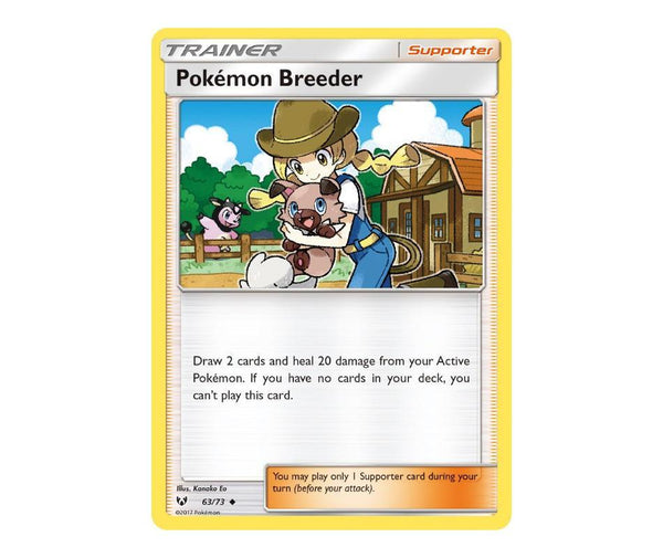 pokemon breeder pokemon card Pokemon TCG: Pokemon Breeder 63/73