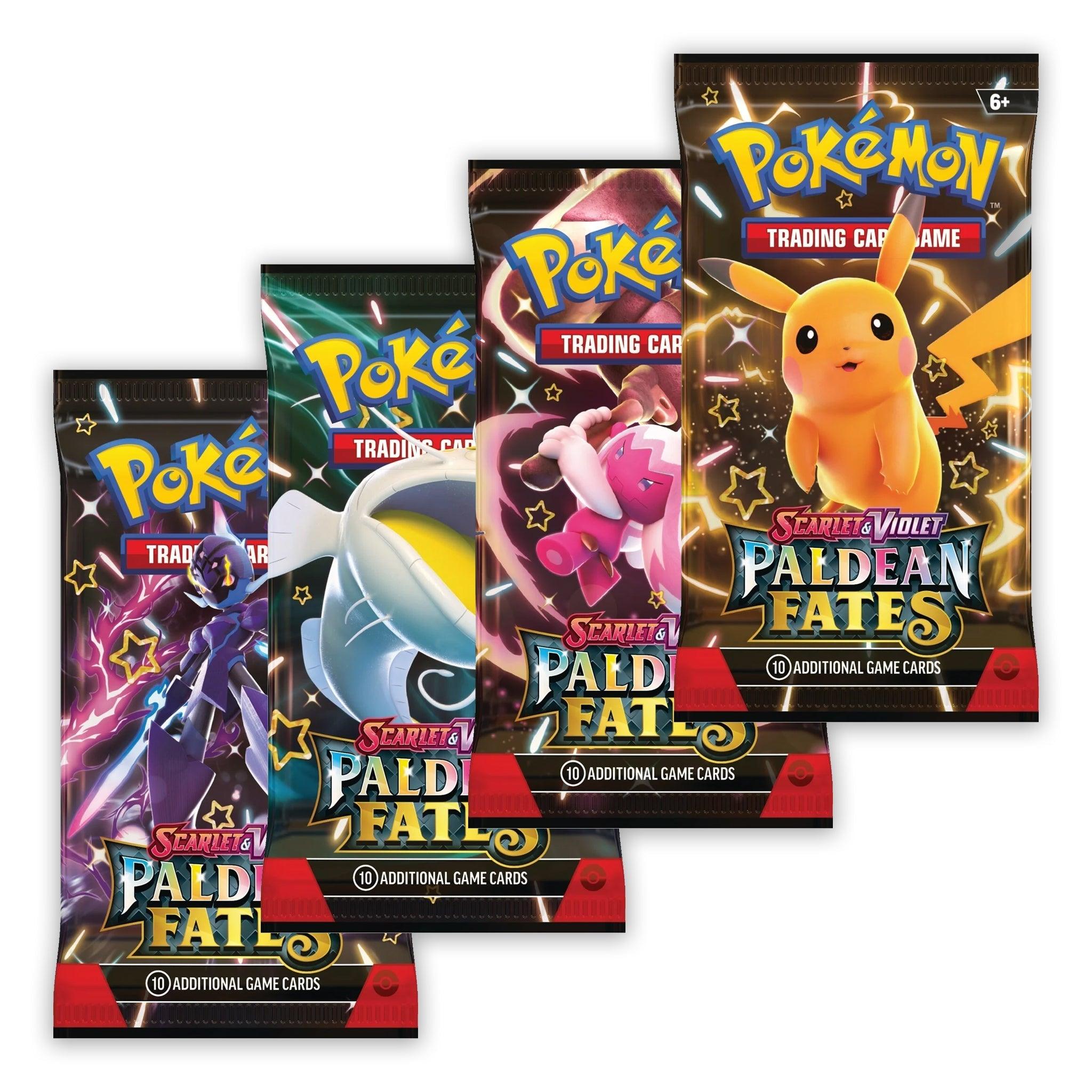 Pokemon TCG: 12 Sealed Booster Packs – SV Paldean Fates | Factory Sealed Pokemon Cards