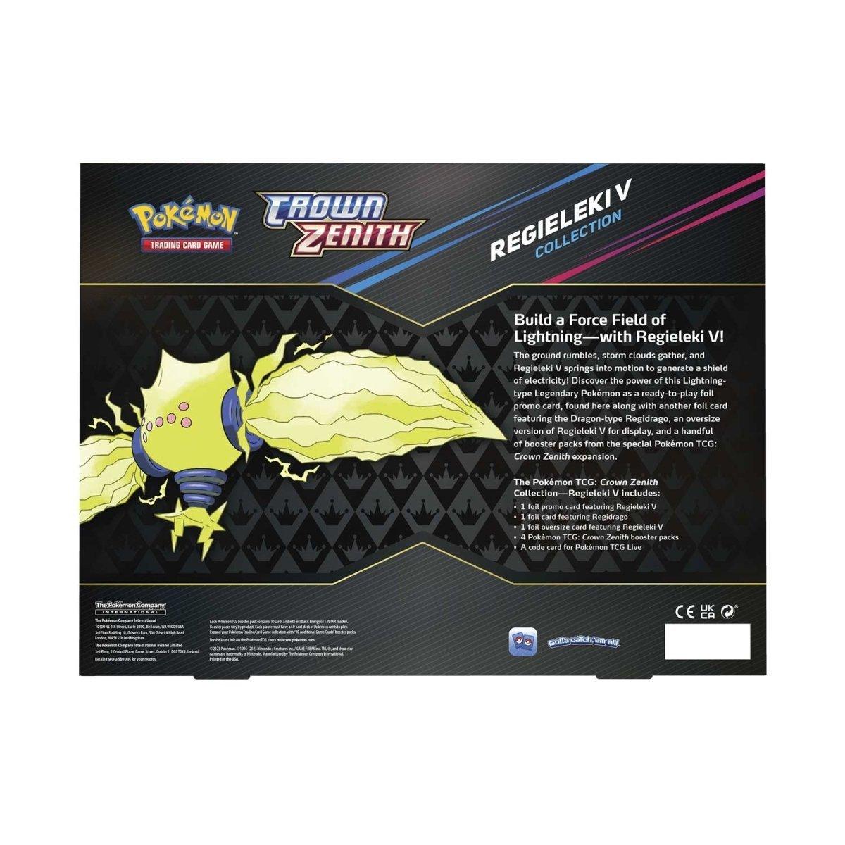 Pokemon: Sword & Shield Crown Zenith - Collection Box: Regidrago & Regieleki V (Set of 2) | Romulus Games