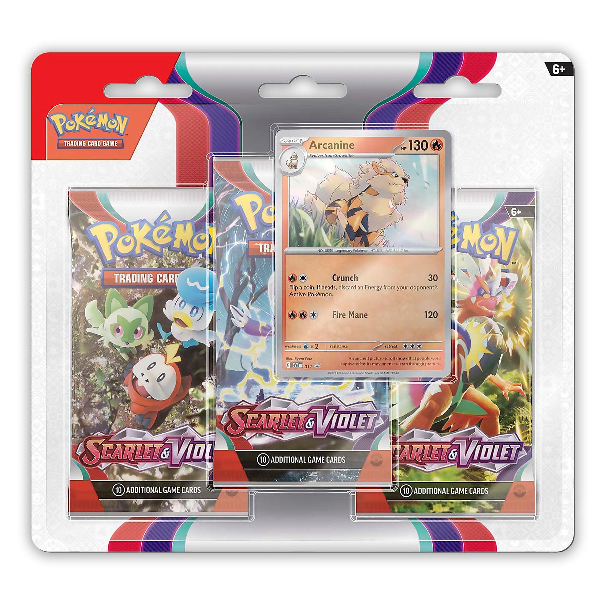 Pokemon: Scarlet & Violet Base Set - 3 Pack Blister: Set of 2 | Romulus Games