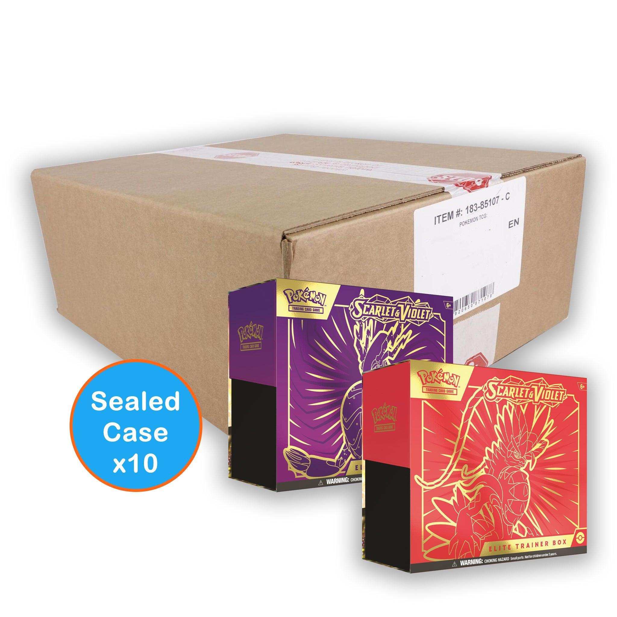 Pokemon: Scarlet & Violet Base Set - Elite Trainer Box: Sealed Case (10 ETB's) | Romulus Games