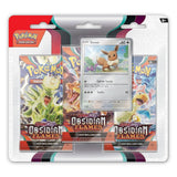 Pokemon: Scarlet & Violet Obsidian Flames - 3 Pack Blister: Eevee | Romulus Games