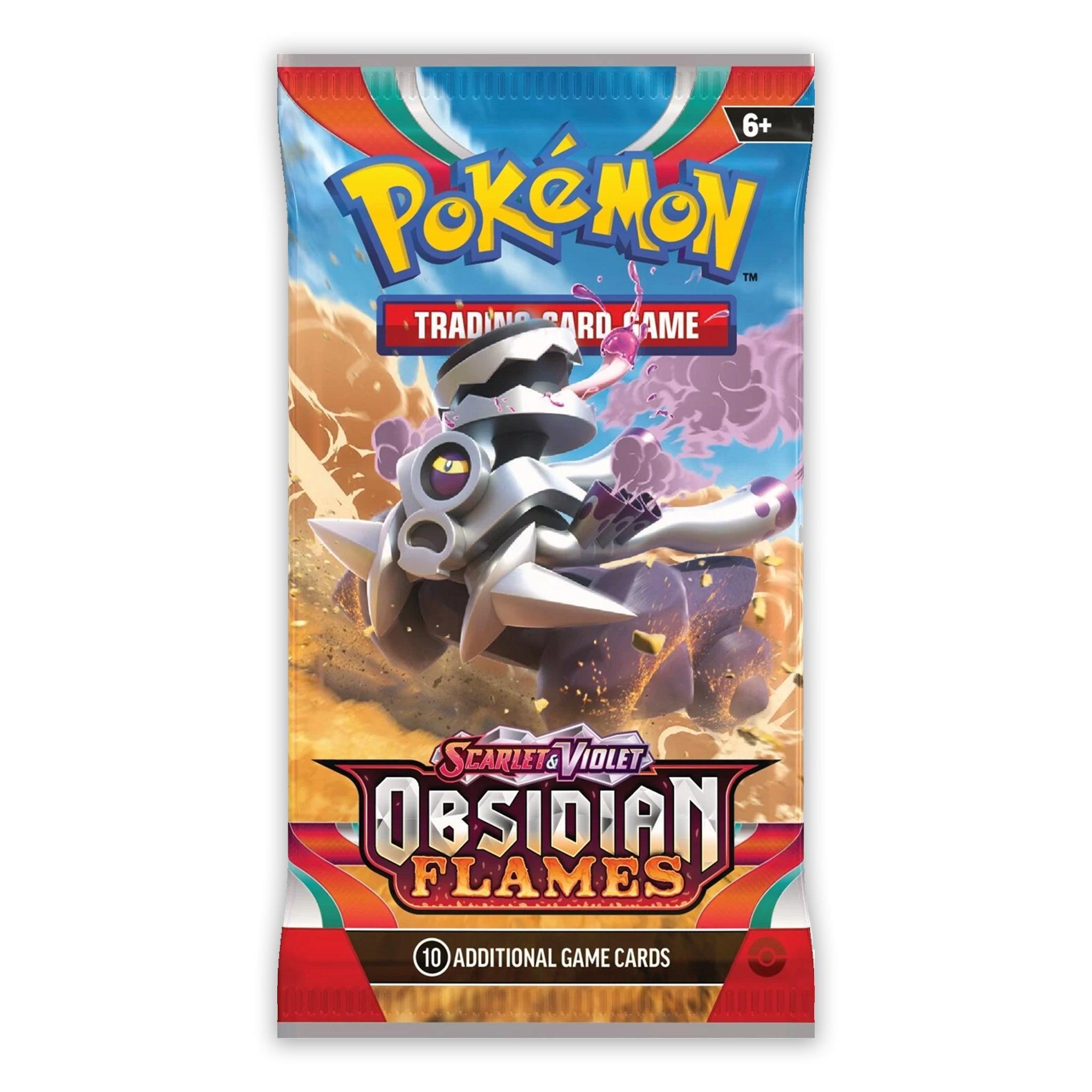 Pokemon: Scarlet & Violet Obsidian Flames - Booster Pack: Artwork Set (4 Packs) | Romulus Games