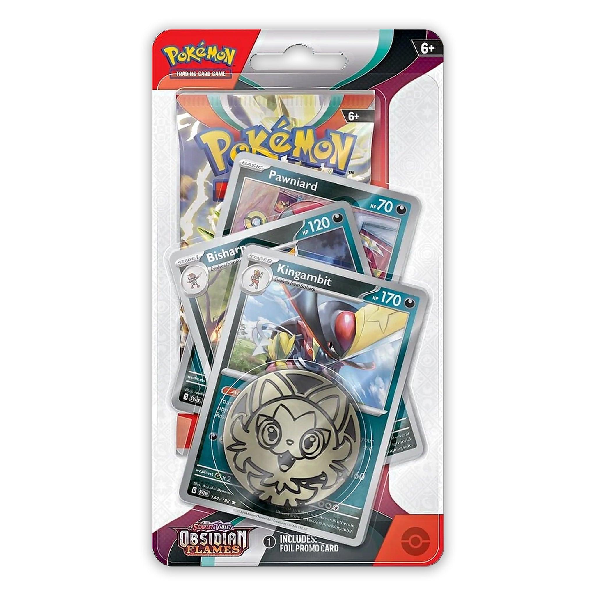 Pokemon: Scarlet & Violet Obsidian Flames - Premium Checklane Blister: Kingambit | Romulus Games