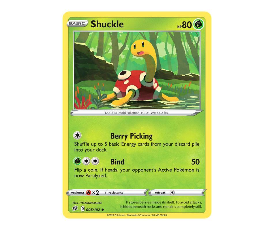 Pokemon: Shuckle 005/192 - Rebel Clash | Romulus Games