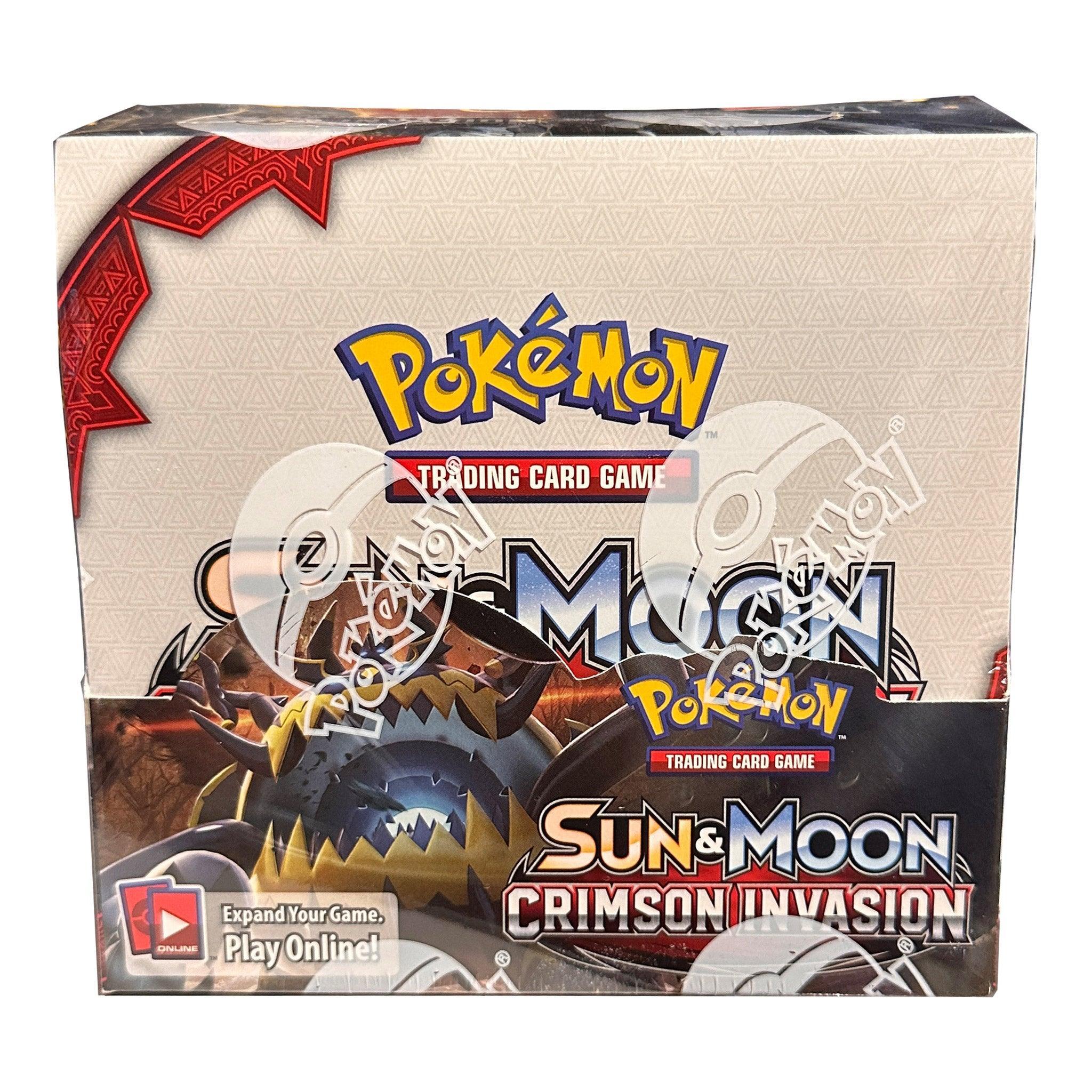 Pokemon TCG: Sun & Moon Crimson Invasion - Booster Box Romulus Games Pokemon TCG: Sun & Moon Crimson Invasion - Booster Box Romulus Games