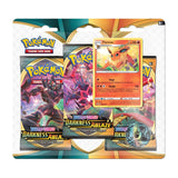 Pokemon: Sword & Shield Darkness Ablaze - 3 Pack Blister: Flareon | Romulus Games