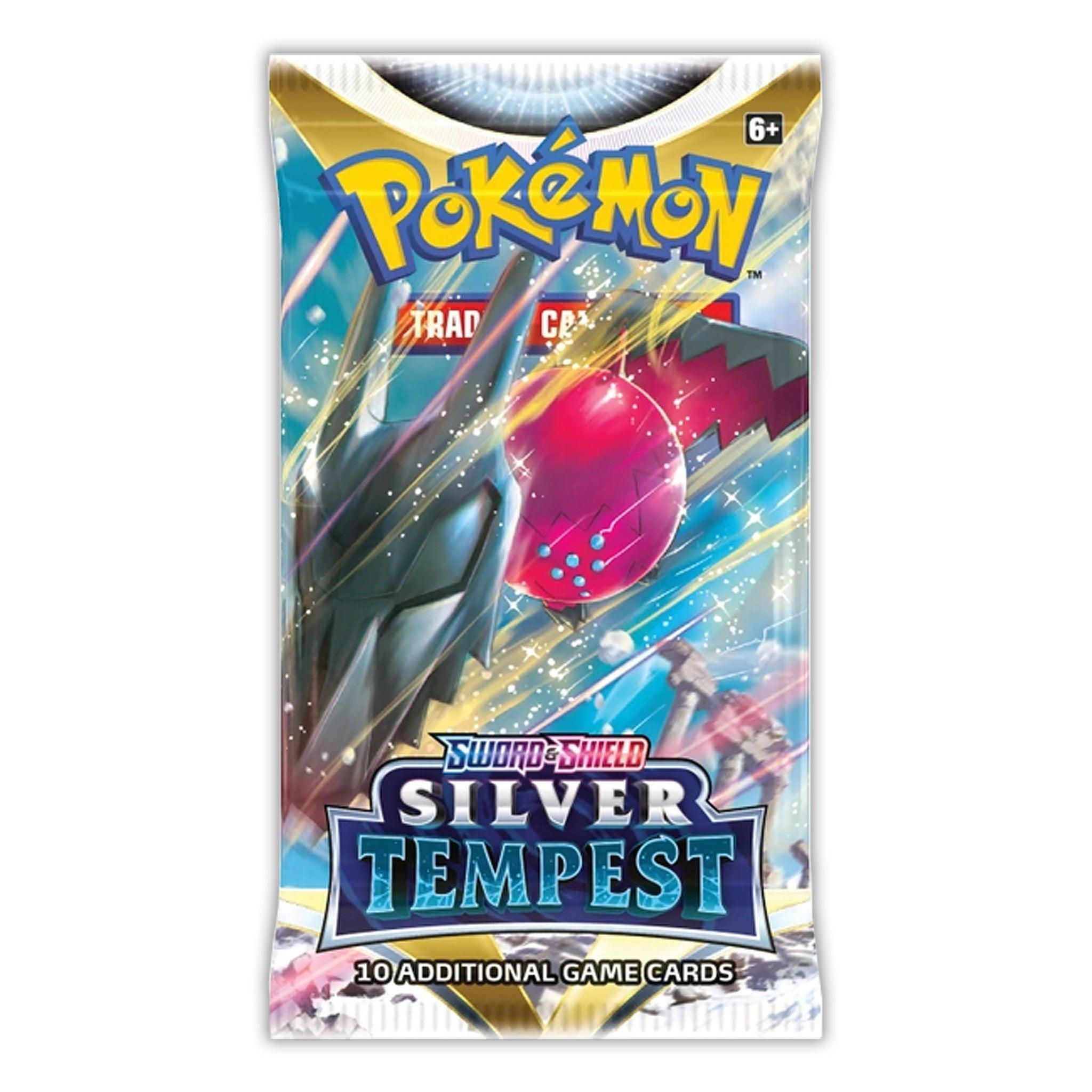 Pokemon: Sword & Shield Silver Tempest - Booster Pack: Artwork Set (4 Packs) | Romulus Games