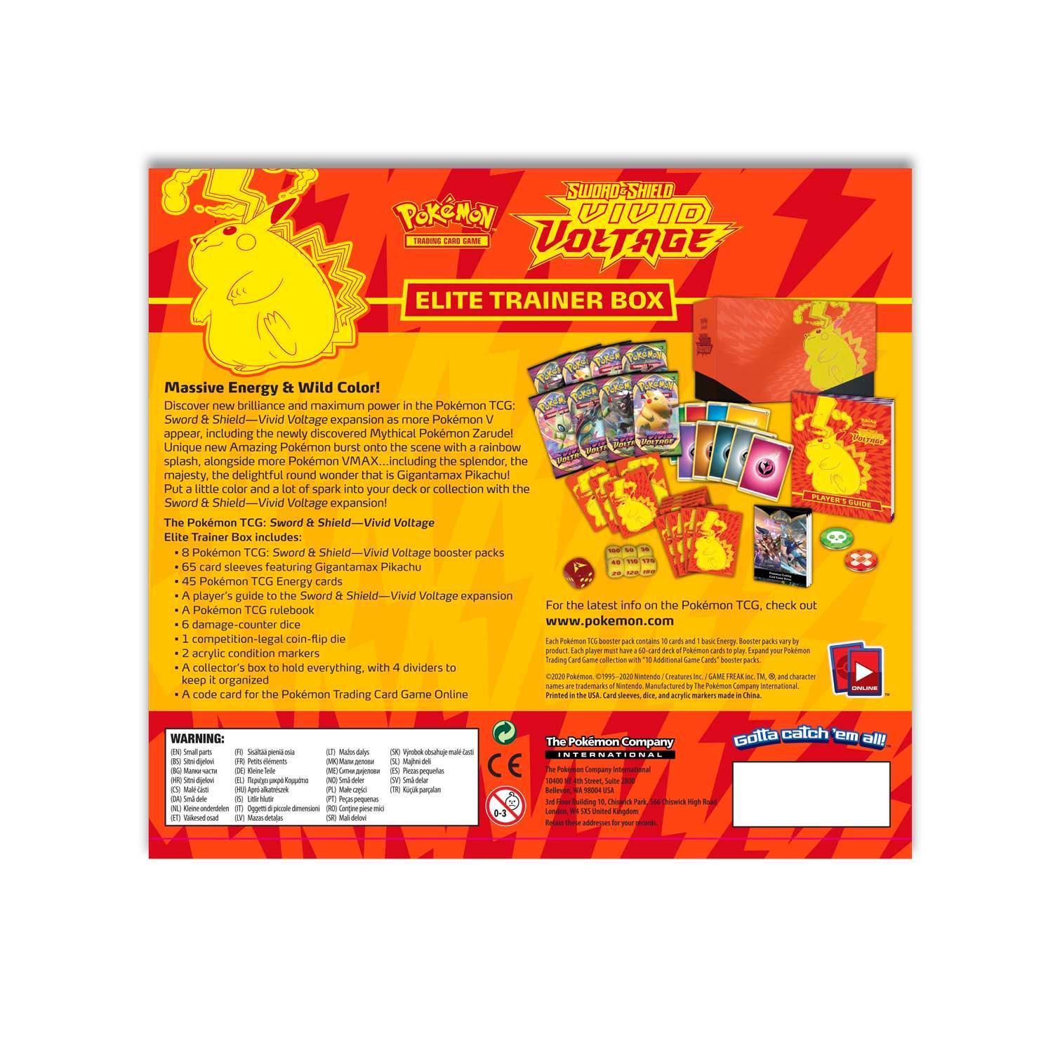 Pokemon: Sword & Shield Vivid Voltage - Elite Trainer Box | Romulus Games