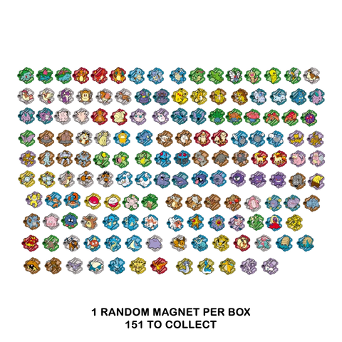 Pokemon - Collect 151 Chinese Jigsaw Magnet Set