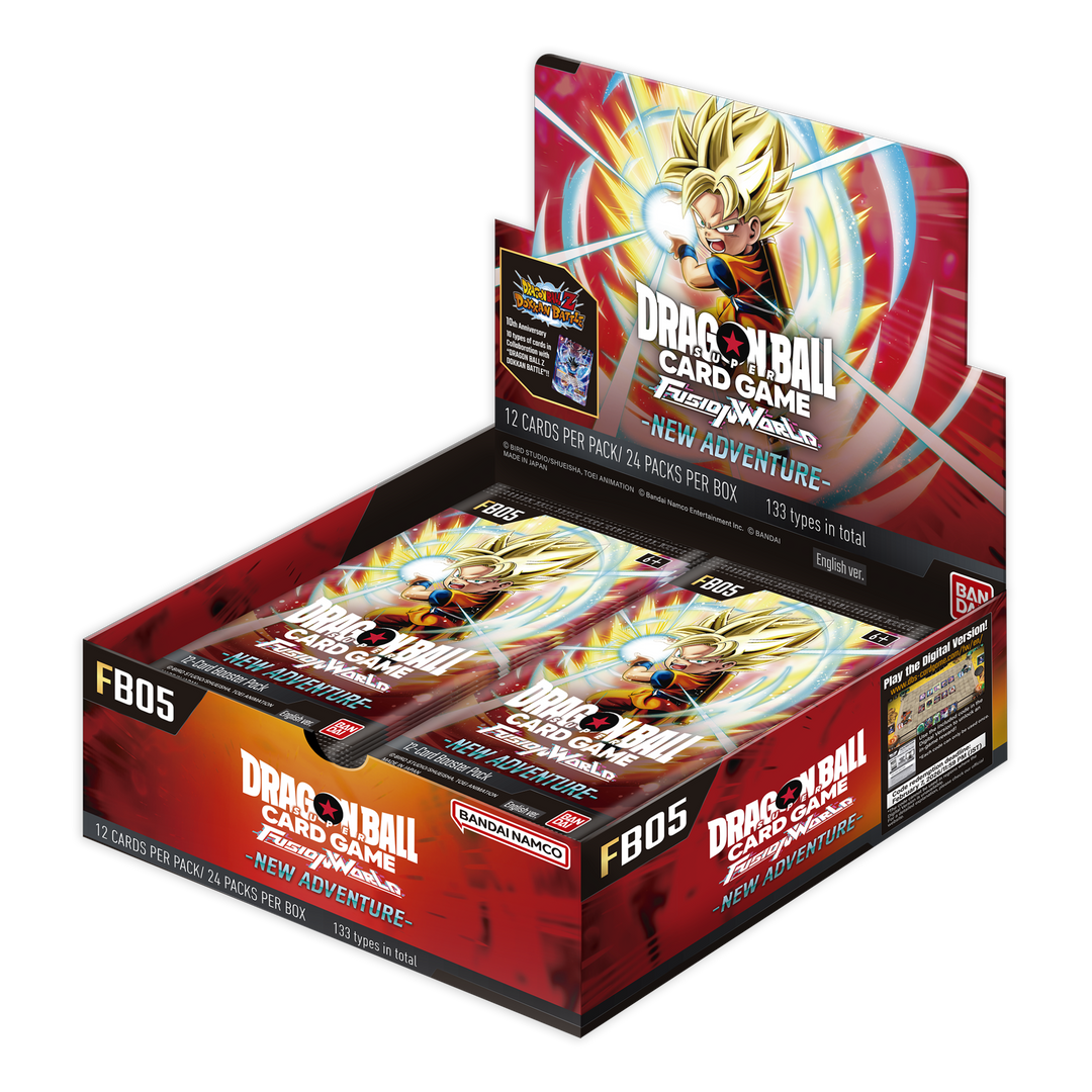 Dragon Ball: Fusion World New Adventure (FB05) - Booster Box: Sealed Case (12 Boxes)