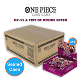 One Piece: A Fist of Divine Speed (OP-11) - Booster Box: Sealed Case (12 Boxes)