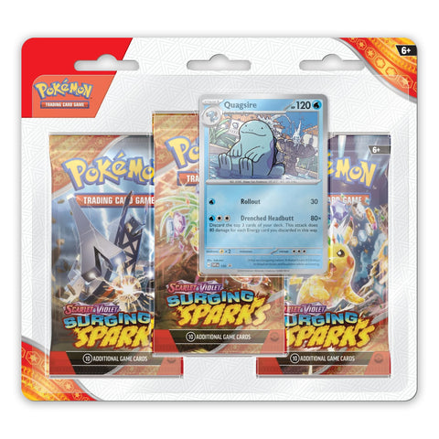 Scarlet & Violet Surging Sparks - 3 Pack Blister