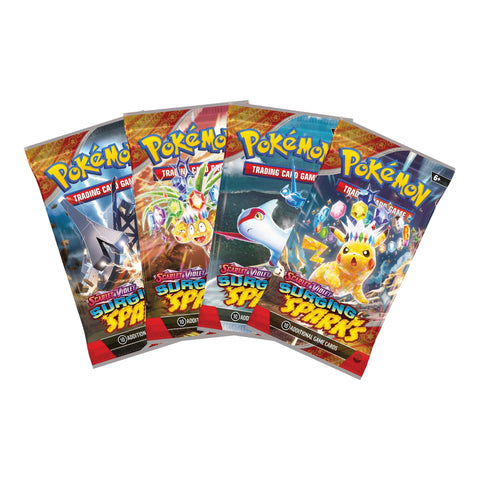 Scarlet & Violet Surging Sparks - Booster Pack: Artwork Set (4 Packs)