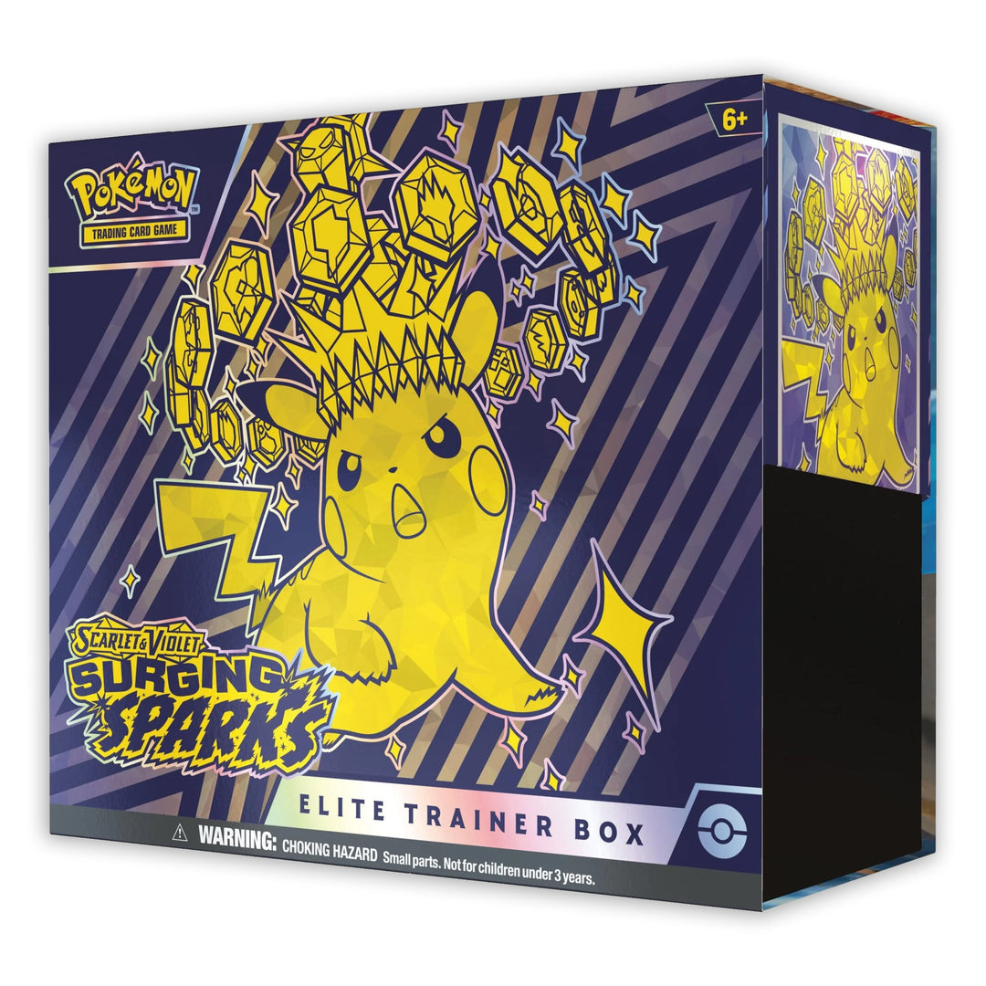 Scarlet & Violet Surging Sparks - Elite Trainer Box: Sealed Case (10 ETB's)