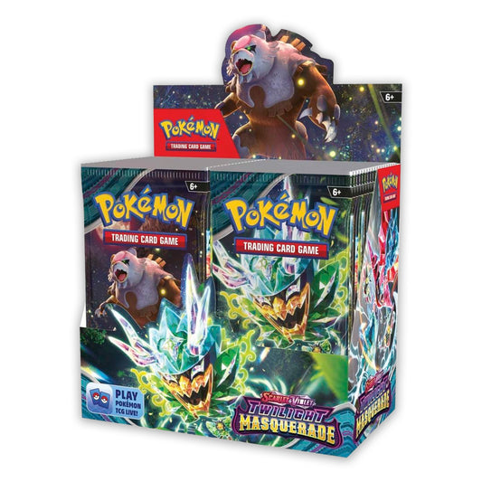 Scarlet & Violet Twilight Masquerade - Booster Box: Sealed Case (6 Booster Boxes)