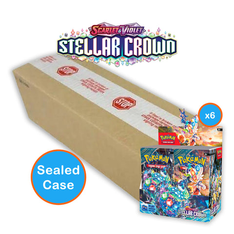 Scarlet & Violet Stellar Crown - Booster Box: Sealed Case (6 Booster Boxes)