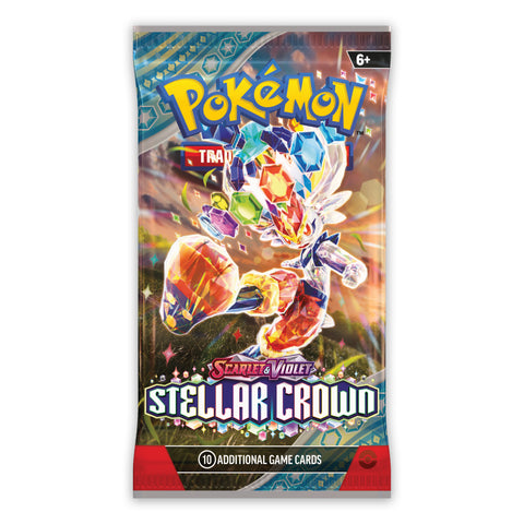 Scarlet & Violet Stellar Crown - Booster Pack: Artwork Set (4 Packs)