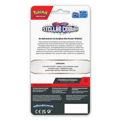 Scarlet & Violet Stellar Crown - Premium Checklane Blister