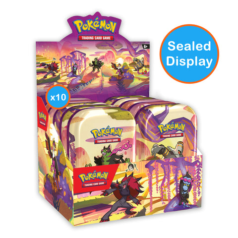 Scarlet & Violet Shrouded Fable - Mini Tins: Sealed Display Box (Set of 10)