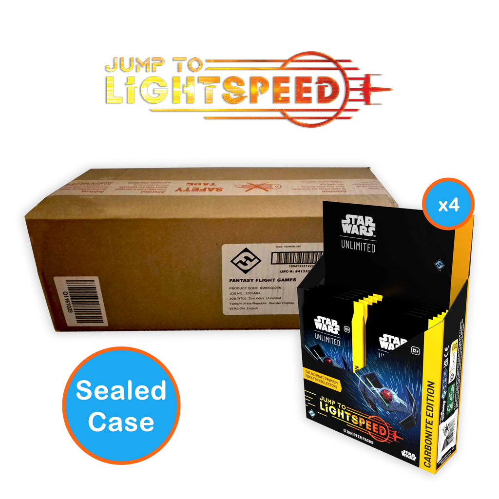 jump to lightspeed carbonite booster box Star Wars: Unlimited standing rule about how many aspects a single card can have Jump to Lightspeed Carbonite Edition