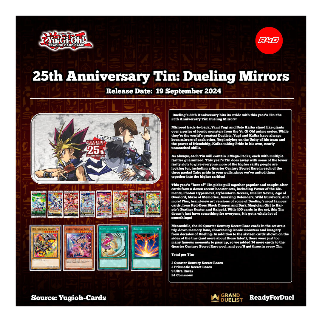 25th Anniversary Tin - Dueling Mirrors