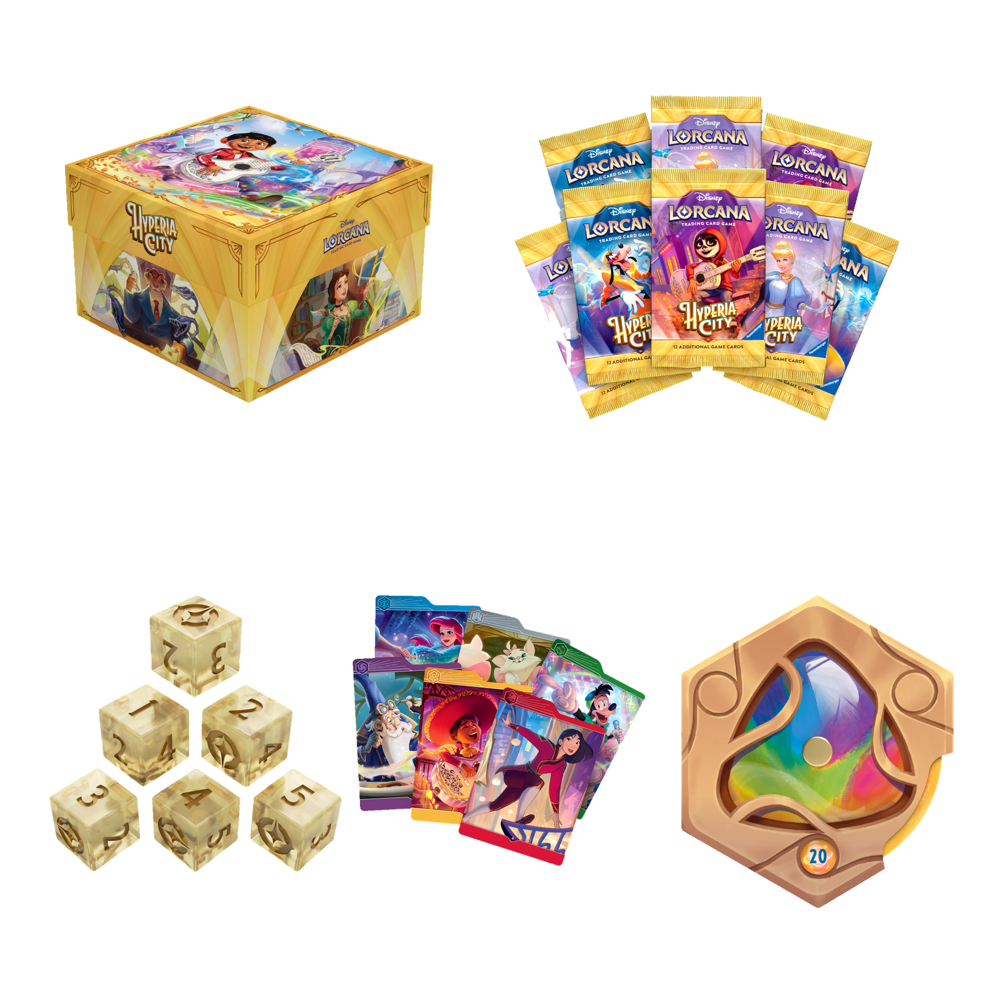 Disney Lorcana Hyperia City English trove contents