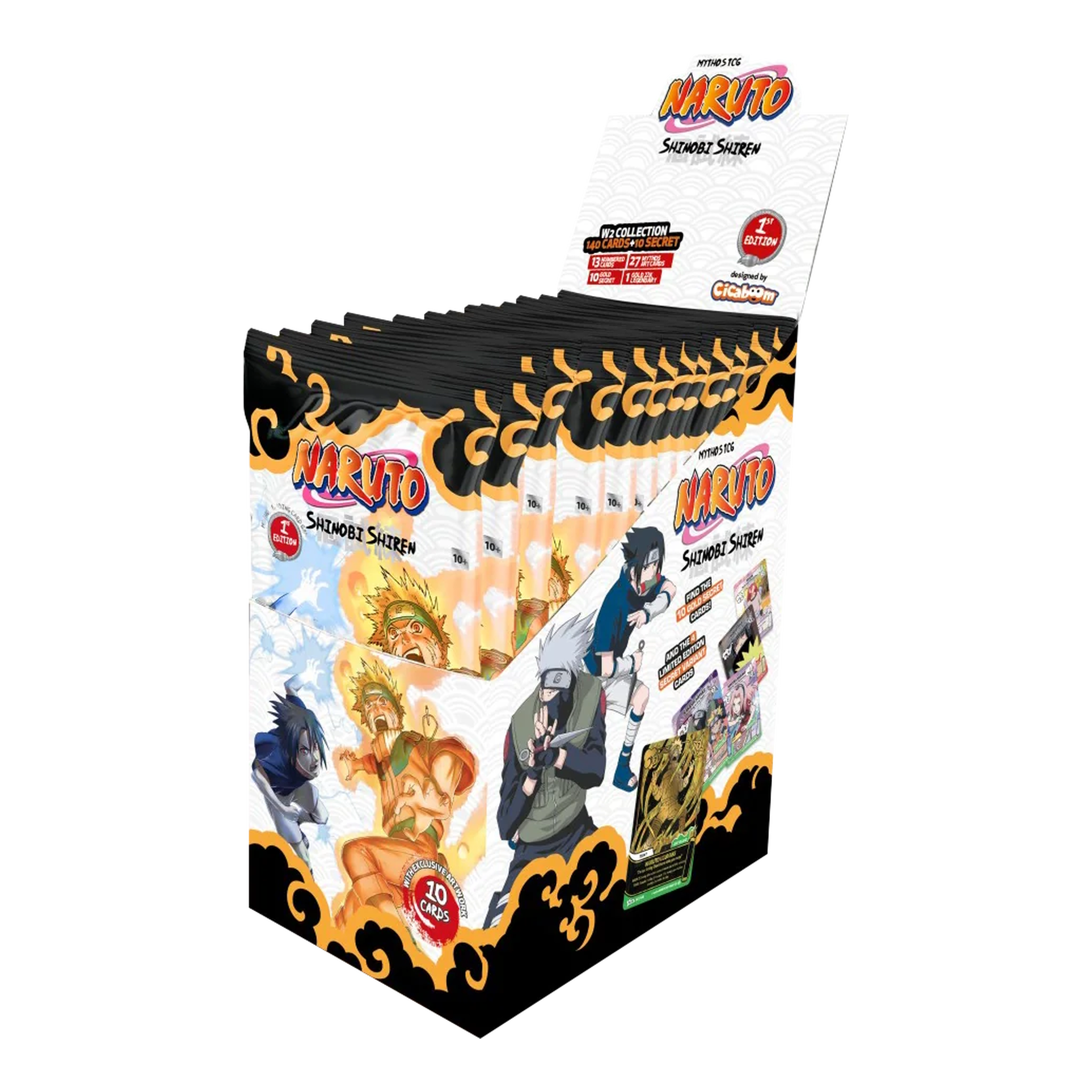 Naruto Mythos TCG Set 2 Shinobi Shiren 1st Edition booster box