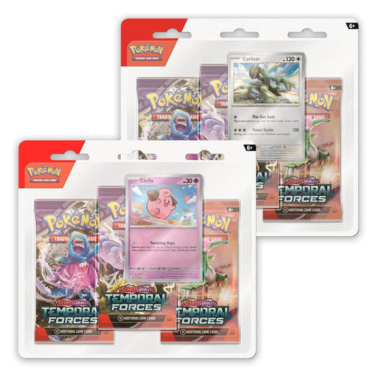 Pokemon - Scarlet & Violet Temporal Forces - 3 Pack Blister: Set of 2 - Romulus Games