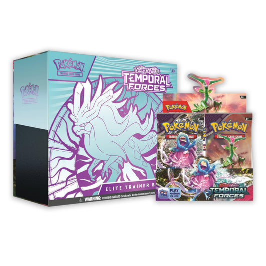 Pokemon - Scarlet & Violet Temporal Forces - Booster Box + ETB Bundle - Romulus Games