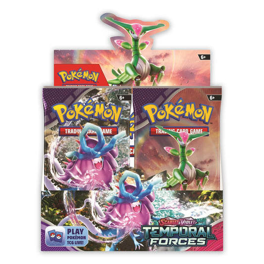 Pokemon - Scarlet & Violet Temporal Forces - Booster Box: Sealed Case (6 Booster Boxes) - Romulus Games