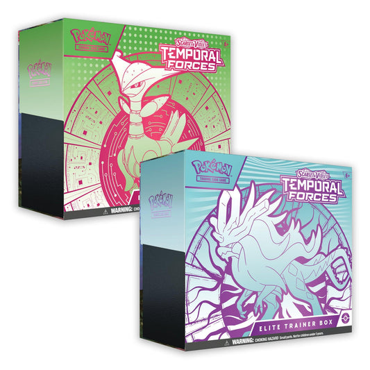 Pokemon - Scarlet & Violet Temporal Forces - Elite Trainer Box: Sealed Case (10 ETB's) - Romulus Games