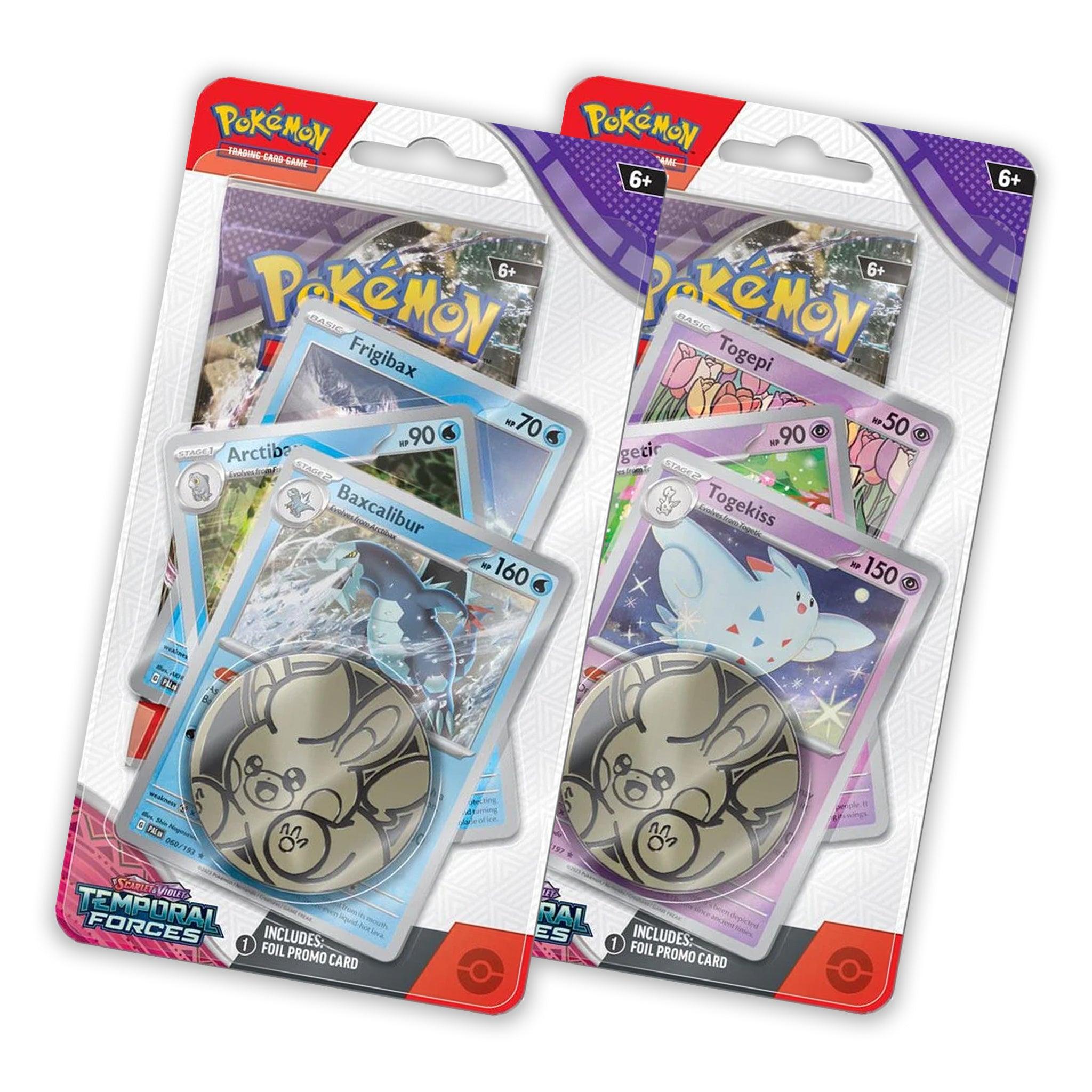 thumbnail image 2 of Pokémon Temporal Forces Checklane Blister – Carvanha & Bellibolt (2 Packs / 22 Cards) 2 of 5