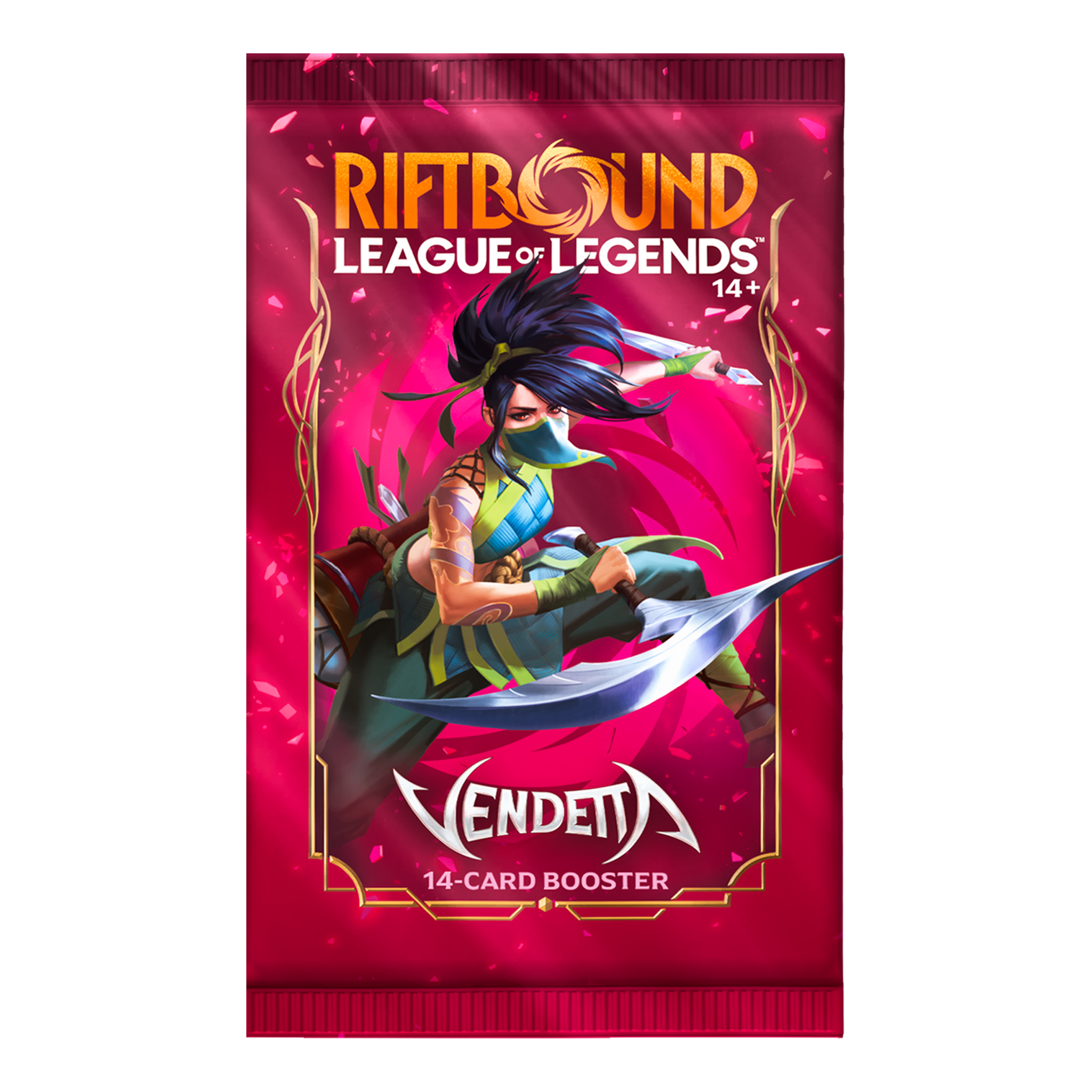Riftbound League of Legends TCG Vendetta foil booster pack
