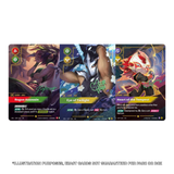 Riftbound Vendetta Signature Overnumber chase cards featuring Akali, Shen and Kennen