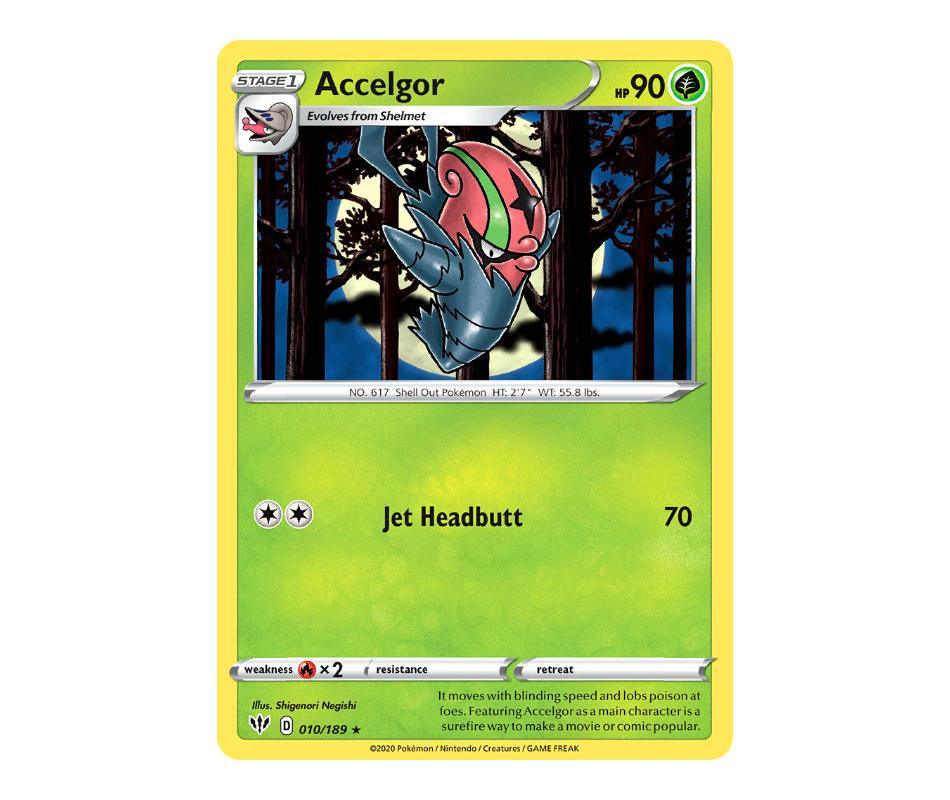 Pokemon: Accelgor 010/189 - Darkness Ablaze | Romulus Games