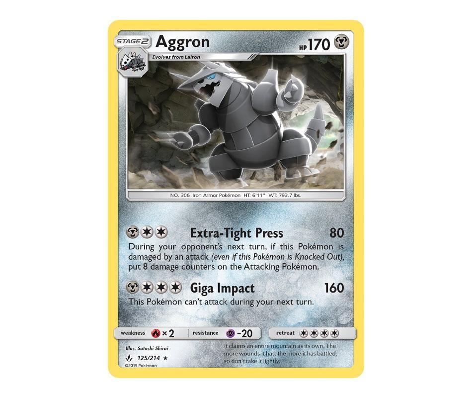 Pokemon: Aggron 125/214 - Unbroken Bonds | Romulus Games