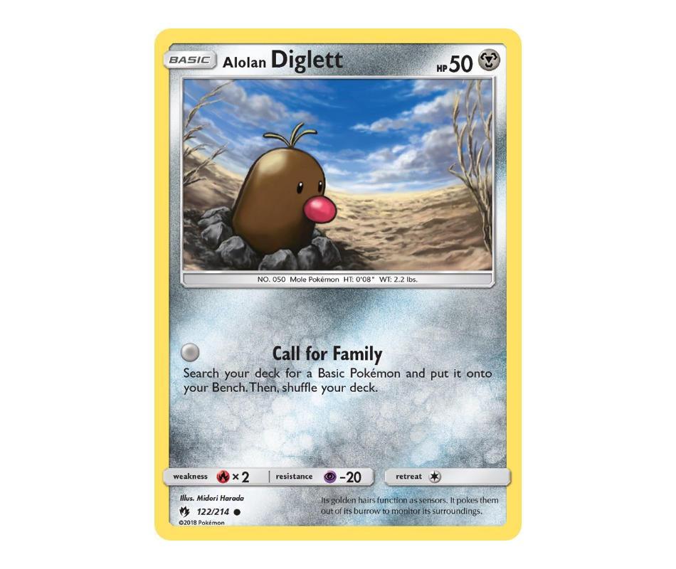 Pokemon: Alolan Diglett 122/214 - Lost Thunder | Romulus Games