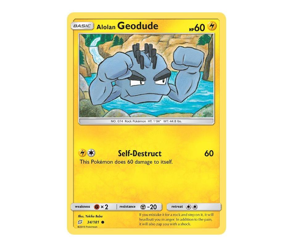 Pokemon: Alolan Geodude 34/181 - Team Up | Romulus Games