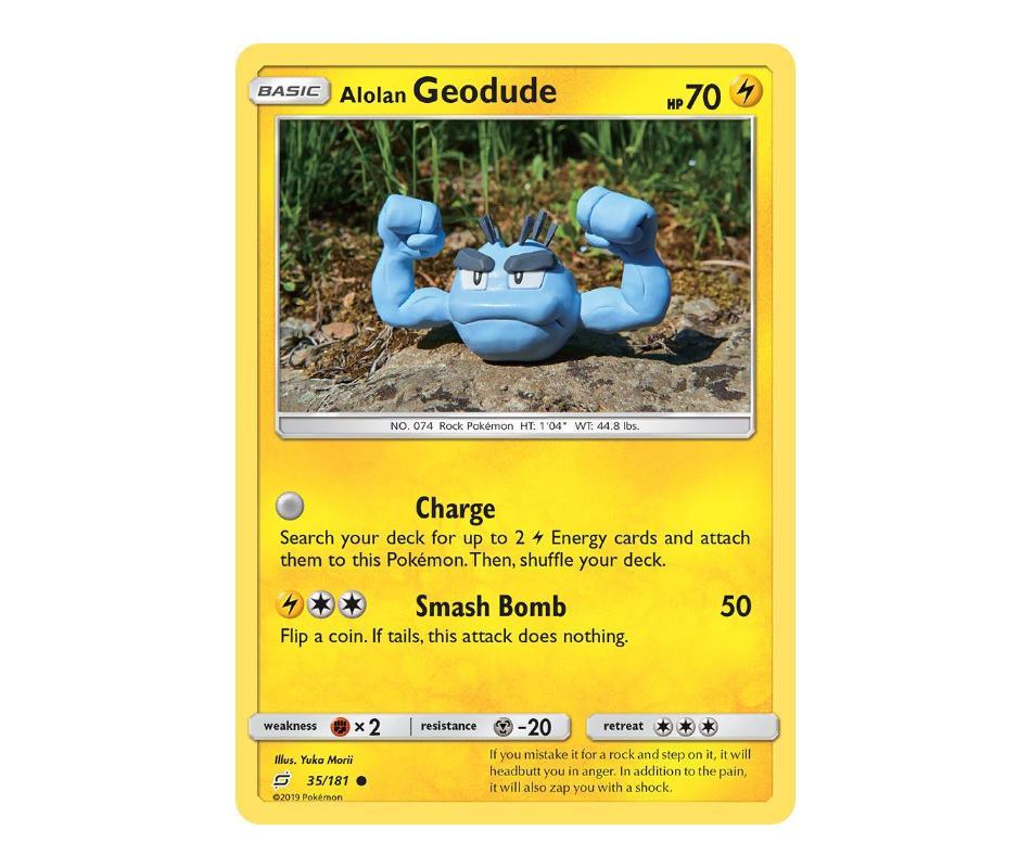 Pokemon: Alolan Geodude 35/181 - Team Up | Romulus Games